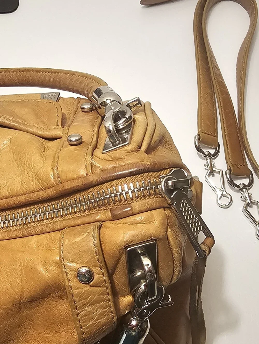 Rebecca Minkoff Slouchy Satchel with Shoulder / Crossbody Strap